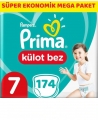 Prima Külot Bez 7 Beden 174 Adet Bebek Bezi