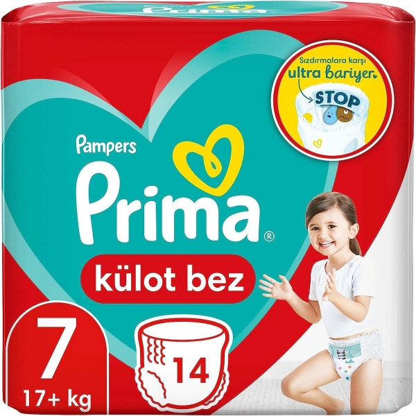 Prima Külot Bez 7 Beden 14 Adet Bebek Bezi