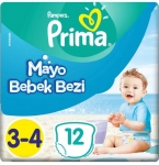 Prima Mayo Bez 3-4 Beden 12 Adet resim