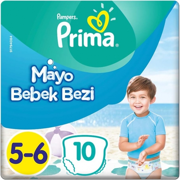 Prima Mayo Bez 5-6 Beden 10 Adet Bebek Bezi