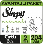Sleepy Natural 2 Beden 204 Adet resim