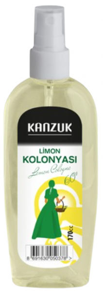 Kanzuk Limon Kolonyası Pet Şişe Sprey 170 ml 60
