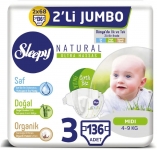 Sleepy Natural 3 Beden 136 Adet resim