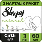 Sleepy Natural 3 Beden 60 Adet resim