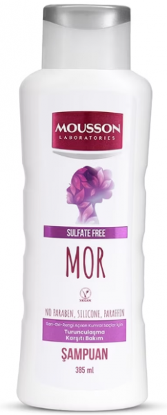 Mousson Turunculaşma Karşıtı Sülfatsız Mor Saç Bakım 385 ml Şampuan