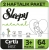 Sleepy Natural 3+ Beden 64 Adet Bebek Bezi