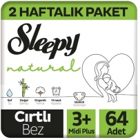 Sleepy Natural 3+ Beden 64 Adet resim