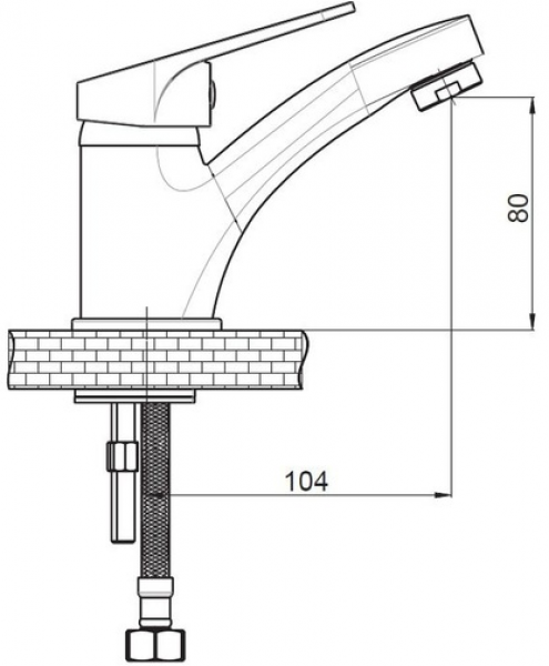 GPD Orbis LB30 Lavabo Bataryası