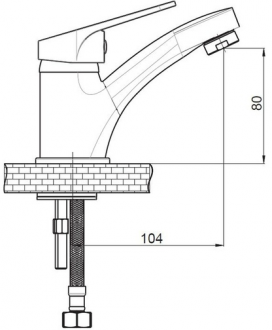 GPD Orbis LB30 Lavabo Bataryası