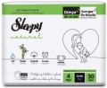 Sleepy Natural 4 Beden 30 Adet Bebek Bezi