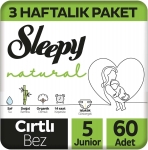 Sleepy Natural 5 Beden 60 Adet resim