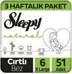 Sleepy Natural 6 Beden 51 Adet resim