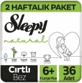 Sleepy Natural 6+ Beden 36 Adet Bebek Bezi