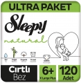 Sleepy Natural 6+ Beden 120 Adet Bebek Bezi