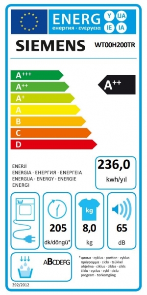 Siemens WT00H200TR Isı Pompalı Kurutma Makinesi