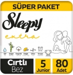 Sleepy Extra Günlük Aktivite 5 Beden 80 Adet resim