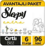 Sleepy Extra Günlük Aktivite 6 Beden 96 Adet resim