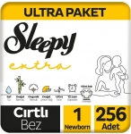 Sleepy Extra Günlük Aktivite 1 Beden 256 Adet resim