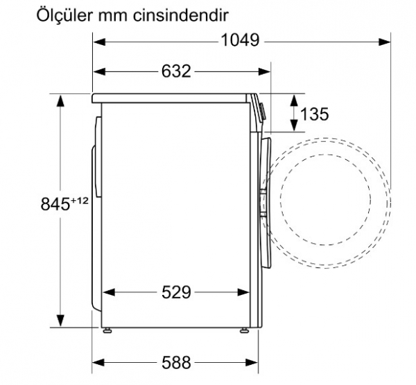 Profilo CGA252F0TR Çamaşır Makinesi