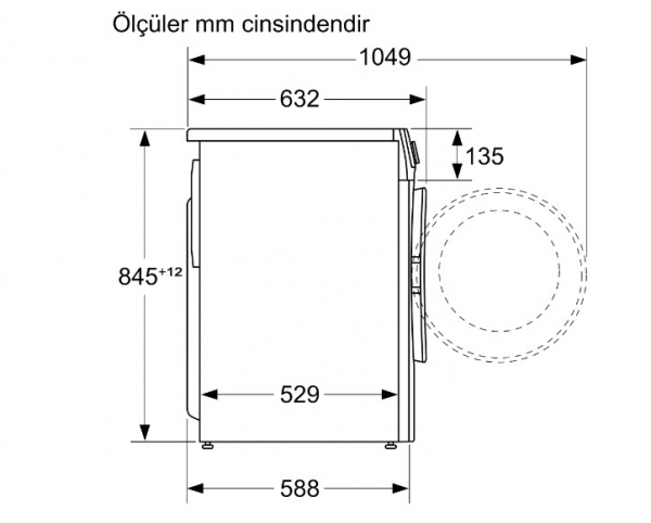 Profilo CGA244Z0TR Çamaşır Makinesi