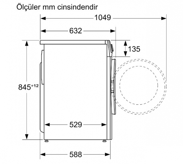 Profilo CGA252ZXTR Çamaşır Makinesi