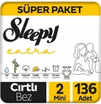 Sleepy Extra Günlük Aktivite 2 Beden 136 Adet resim