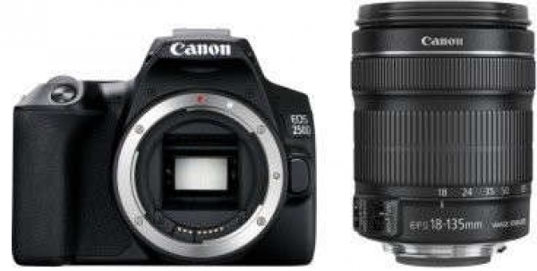 Canon EOS 250D 18-135mm DSLR Fotoğraf Makinesi (18-135 mm)