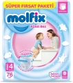 Molfix Külot Bez 4 Beden 76 Adet Bebek Bezi
