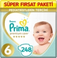 Prima Premium Care 6 Beden 248 Adet Bebek Bezi