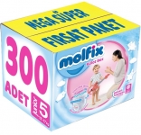 Molfix Külot Bez 5 Beden 300 Adet resim