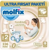 Molfix Pure&Soft 2 Beden 336 Adet resim