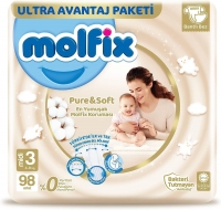 Molfix Pure&Soft 3 Beden 98 Adet resim