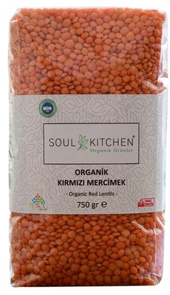 Soul Kitchen Organik Kırmızı Mercimek 750 gr