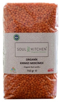 Soul Kitchen Organik Kırmızı Mercimek 750 gr