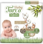 Baby Turco Doğadan 1 Beden 80 Adet resim