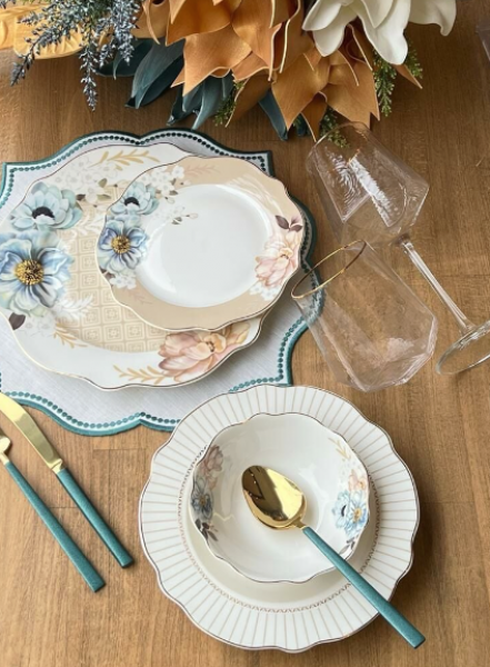 Rossev Morpho 24 Parça Yemek Takımı