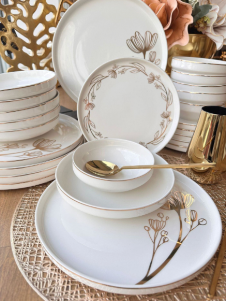 Rossev Modern Belarus 24 Parça Yemek Takımı