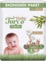 Baby Turco Doğadan 3 Beden 56 Adet Bebek Bezi