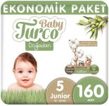 Baby Turco Doğadan 5 Beden 160 Adet resim