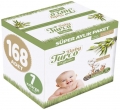 Baby Turco Doğadan 7 Beden 168 Adet Bebek Bezi