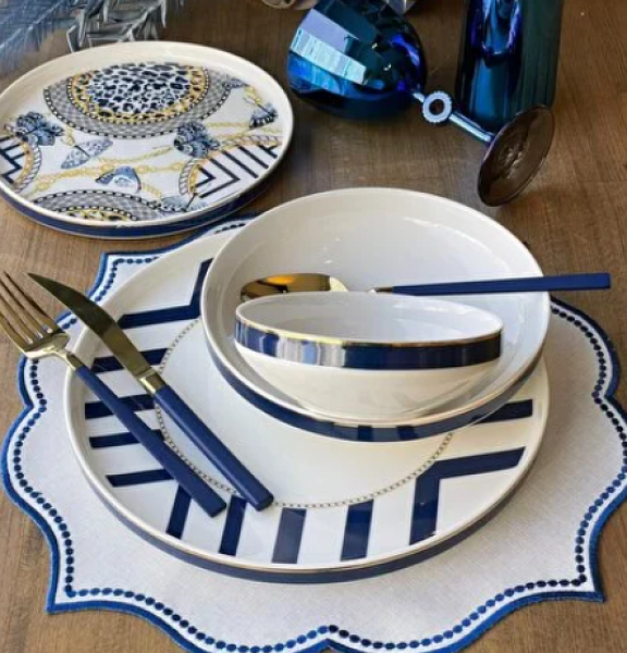 Rossev Modern Fiona 24 Parça Yemek Takımı