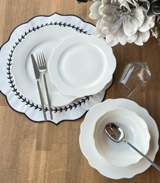 Rossev Pure 24 Parça Yemek Takımı
