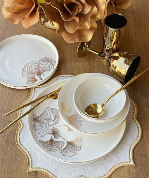 Rossev Modern 24 Parça Yemek Takımı