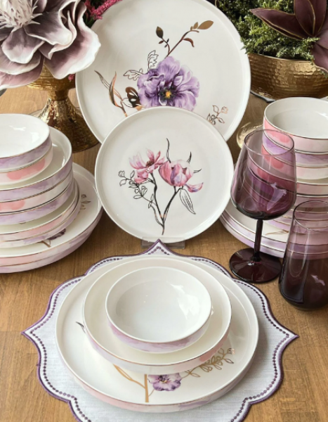Rossev Porto 24 Parça Yemek Takımı