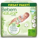 Bebem Natural 2 Beden 136 Adet resim