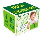 Bebem Natural 4 Beden 450 Adet resim