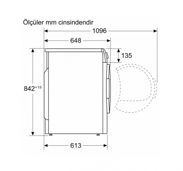 Siemens WQ44G2CTTR Isı Pompalı Kurutma Makinesi