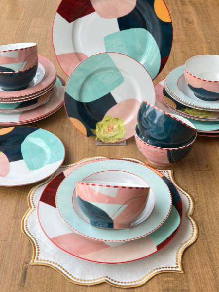 Rossev Modern Times 24 Parça Yemek Takımı