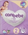 Canbebe 2 Beden 72 Adet Bebek Bezi