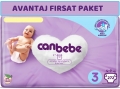 Canbebe 3 Beden 272 Adet Bebek Bezi